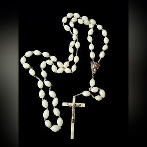 Glow in the Dark Rosary Necklace